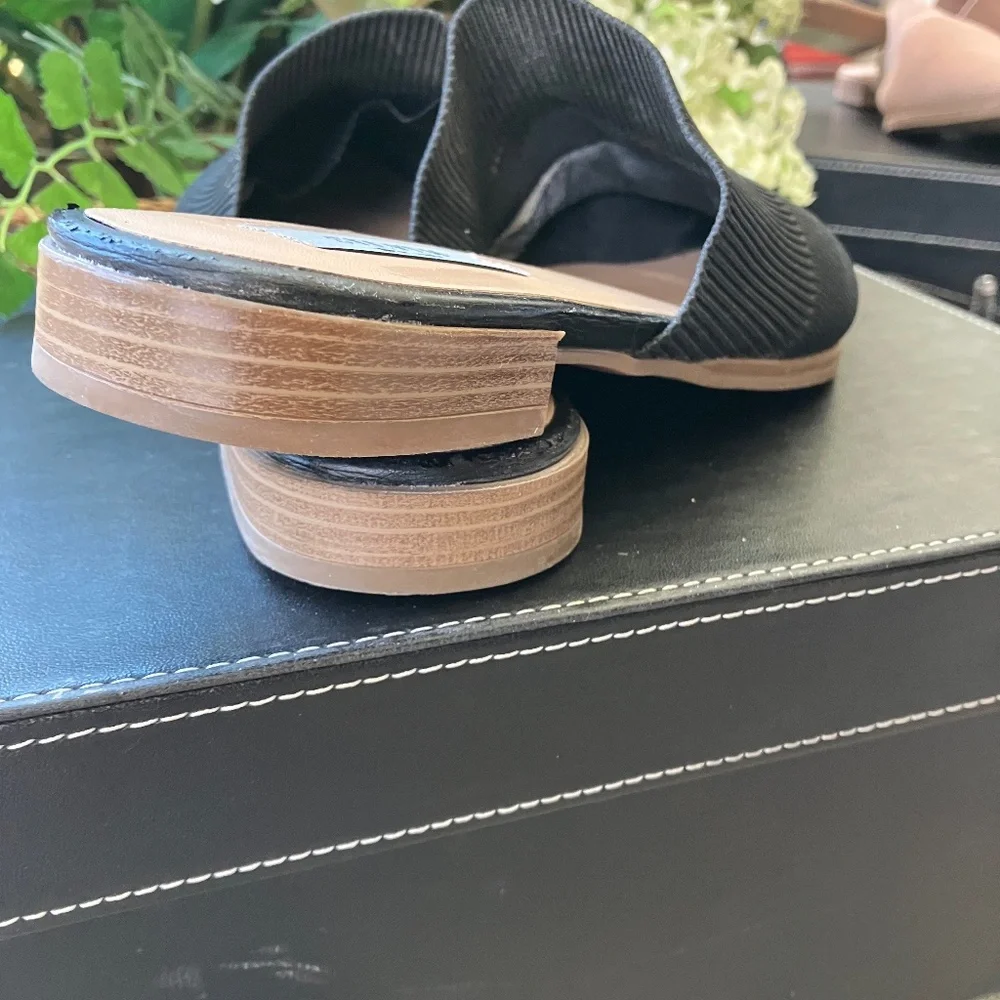 Steve Madden Mules Valdez Knit Black - Size 9 - Picture 6 of 8